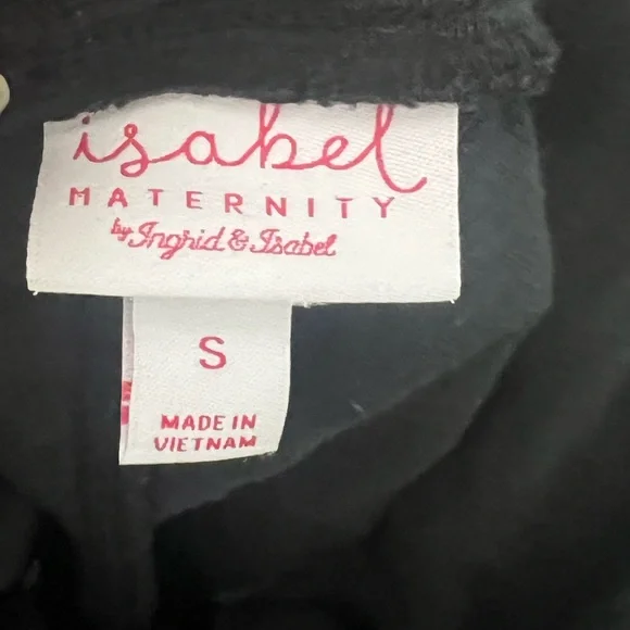 Black maternity shorts - Picture 2 of 4